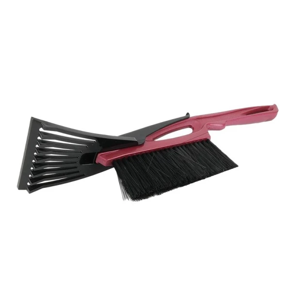 Щетка - скребок авто малая бордо (40см, скребок 10см, щетина h5см) (30) сбс