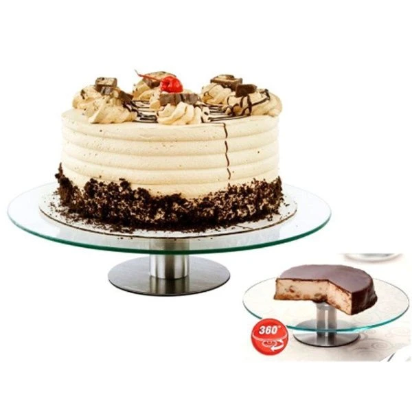 Тортовница вращающаяся 30см стекло LR60291 (6)