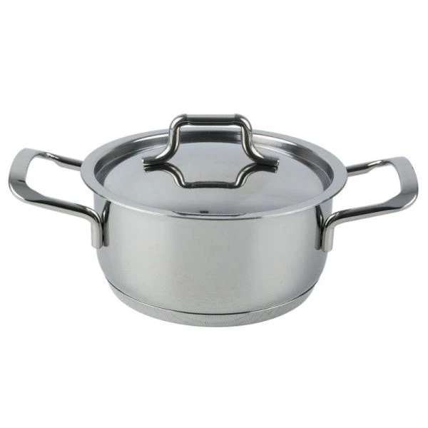 Кастрюля 1л 14*7см нерж.сталь РА 9774.016 (6/4)