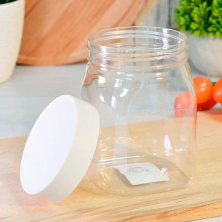 Банка для сыпучих продуктов 750мл пластик Lentils светло-бежевый (16) 223136425/02