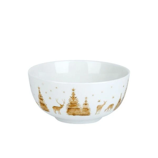 Салатник фарфор 650мл Winter Forest (36)