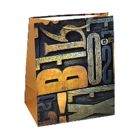 Пакет бумажный 26*32*15см вертикальный Верстка 18/5002 (12/144)