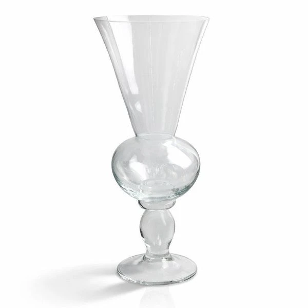 Ваза для цветов h77см стекло ЭДГАР на ножке большая (1)