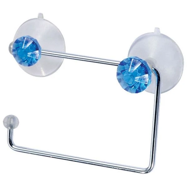 Держатель для туалетной бумаги 14,6*12,3см металл БИРЛЛИАНТ синий W2022E (20)