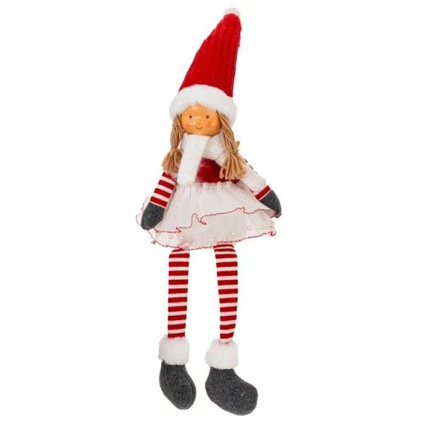 Игрушка мягкая Девочка L14 W8 H60/20 см, 4в.