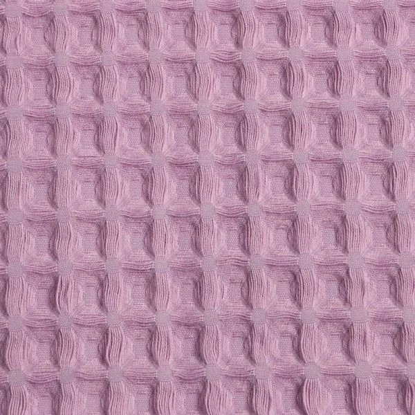 Полотенце банное (парео) 80*145см вафельное Boho сиреневый 100% хлопок, 290г/м2 6243529