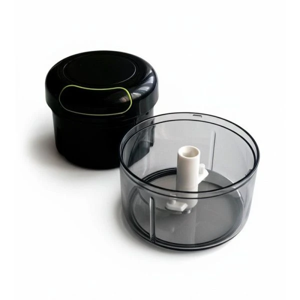 Измельчитель ручной с шнуром 10*5,8см 230мл нерж.сталь/пластик (36)