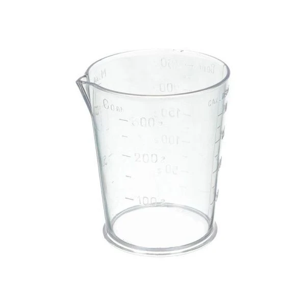 Мерный стакан 250гр. пластик PS ПУ-011К (100)
