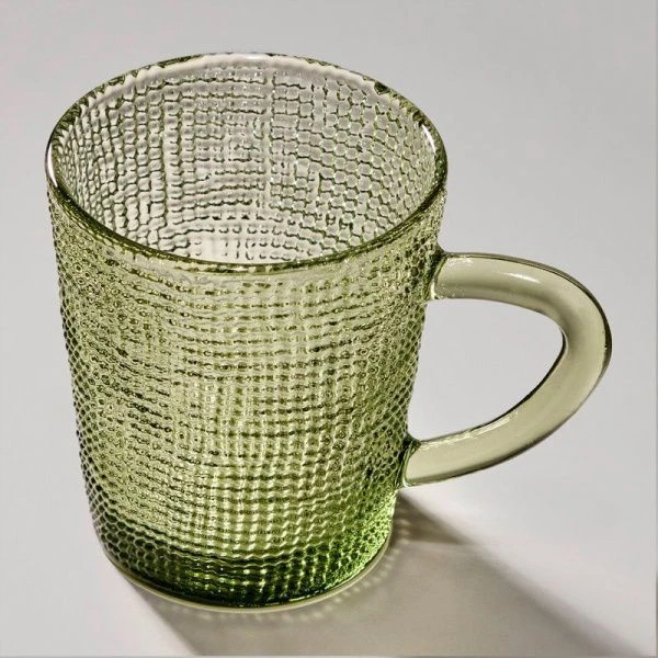 Кружки набор 2пр 250мл стекло TEMPO GREEN (24)