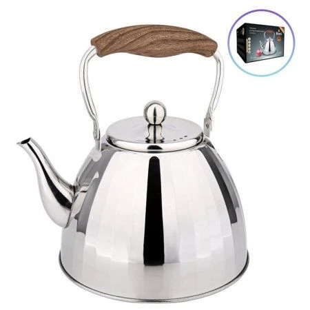 Чайник со свистком 3л нерж.сталь (12)