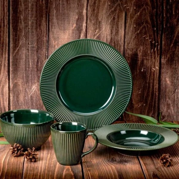 Кружка 330мл керамика EMERALD GREEN DMD035 (24)