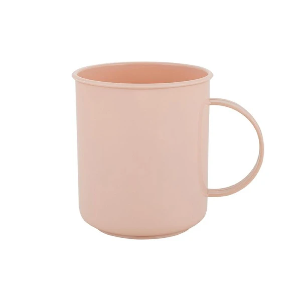 Кружка 300мл пластик персиковая карамель (60)