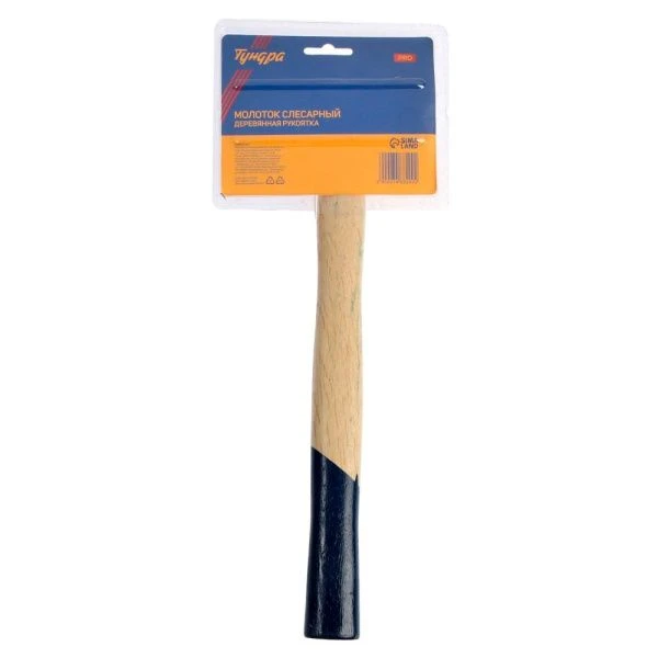 Молоток металл/дерево 500г с ручкой, квадратный боёк TUNDRA PRO (1)