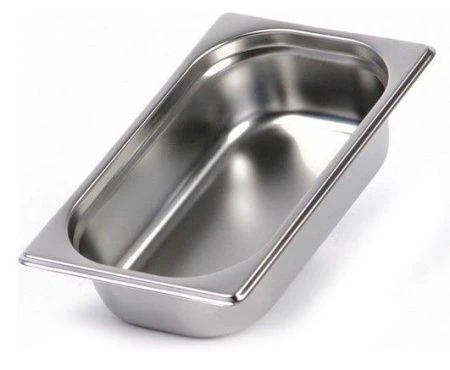 Гастроемкость 0,8мм нерж. сталь 1/4*2,5" 265*164*65мм без крышки 814-2 (6/24)