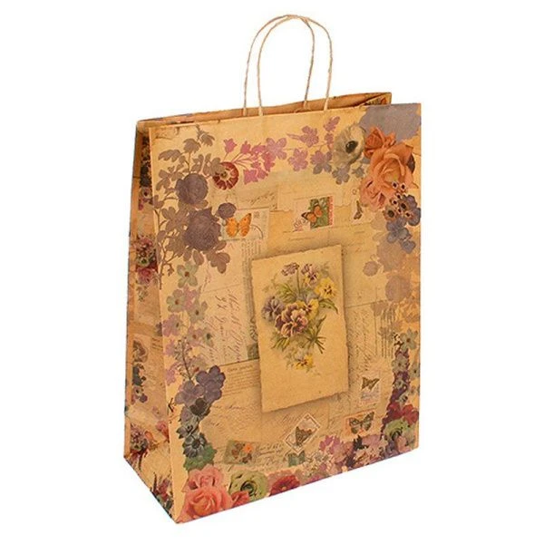 Пакет крафт 32*42*14см ретро Чародейка (6/144)