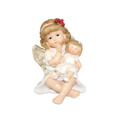 Статуэтка Девочка с куклой полистоун 9*10*12см (48) Статуэтка Девочка с куклой полистоун 9*10*12см (48)