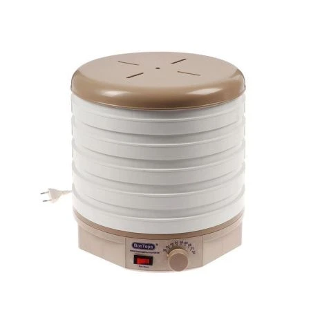 Сушилка для овощей электрическая пластик Волтера 5 решеток ЭСБ-11/18-300 (1)