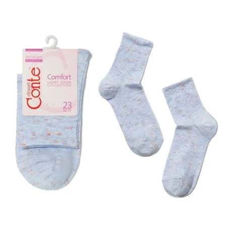 Носки жен. вискозные CE COMFORT (меланж) 14С-115СП, р.23, 000 бледно-фиолетовый