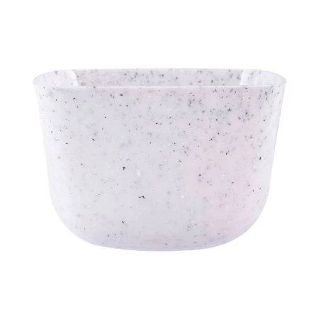 Салатник 500мл 105*105*71мм пластик Granite белый квадратный (20)