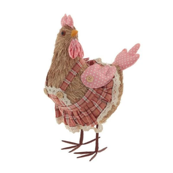 Фигурка Курица текстиль 25*16*33см (32)