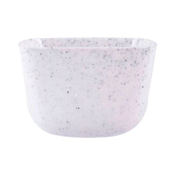 Салатник 500мл 105*105*71мм пластик Granite белый квадратный (20)