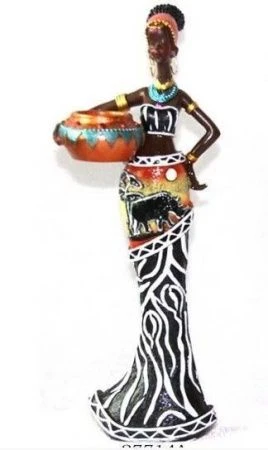 яяяСтатуэтка Африканка с кувшином 7.5*6.5*20см, 27714 'HOL19821 (1-48)