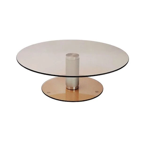 Тортовница на ножке 32см стекло тонированная (6)