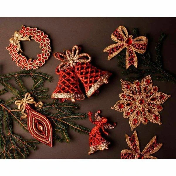 Подвеска Старый новый год пластик 12 видов СНОУ БУМ