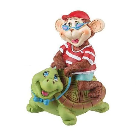 Фигурка ОБЕЗЬЯНА НА ЧЕРЕПАШКЕ полистоун 9*6,5*11см (48) Фигурка ОБЕЗЬЯНА НА ЧЕРЕПАШКЕ полистоун 9*6,5*11см (48)