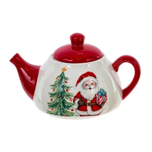 Чайник заварочный керамика 550мл Новогодний подарок 17,5*12*10см (24)