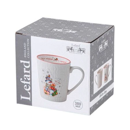 Кружка 380мл фарфор ВРЕМЯ ПОДАРКОВ И СЮРПРИЗОВ (36)