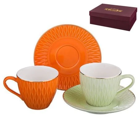 Кофейный набор 4пр керамика на 2 персоны 90мл (18)