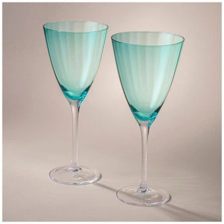 Бокалы для вина набор 2шт 410мл стекло Mirage изумрудный (6)