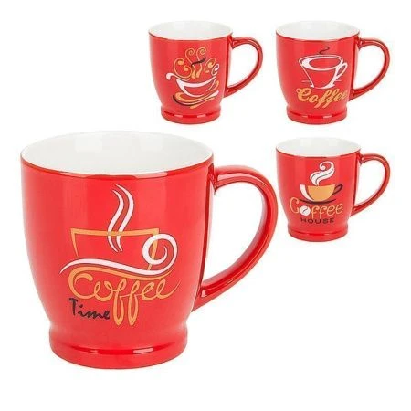 Кружка 230мл керамика COFFEE (4вида) (12/72)