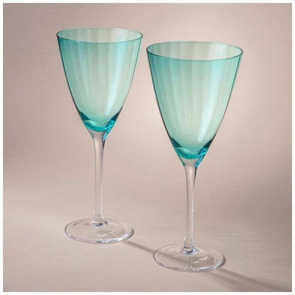 Бокалы для вина набор 2шт 410мл стекло Mirage изумрудный (6)