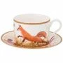 Чайный набор 2пр фарфор ОХОТА на 1 персону 300мл (36)