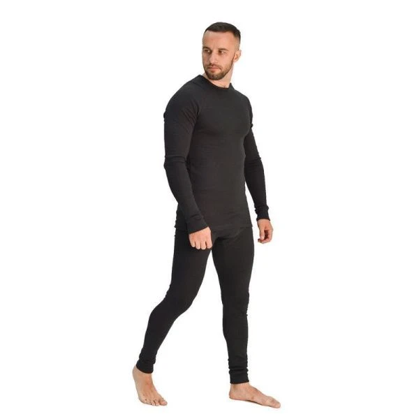 Термобелье мужское с кальсонами р. 54 черный