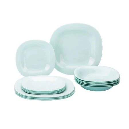 Столовый набор 18пр стеклокерамика КАРИН ЛАЙТ ТЮРКУАЗ на 6 персон P7628 (1)