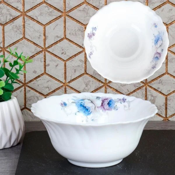 Салатник 300мл 12,5см стеклокерамика КОБАЛЬТОВАЯ РОЗА LHBW-50XN (7326) (6/72)