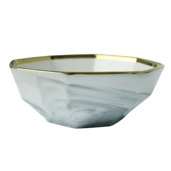 Салатник 20см керамика MADISON серый мрамор суповая