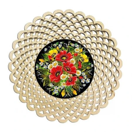 яяяХлебница МАКИ НОВЫЕ круглая d=250мм  ХЛ2