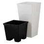 Горшок для цветов 19,4л 250*250*470мм пластик London Cube белоснежный жасмин c дренажной вставкой