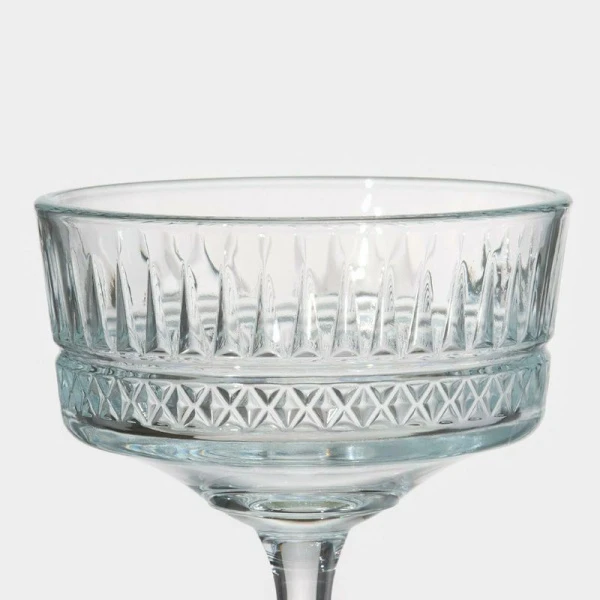 Бокалы для шампанского набор 6шт 260мл стекло ЭЛИЗИЯ (6)