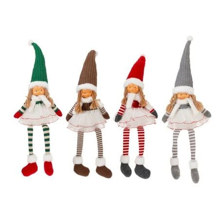 Игрушка мягкая Девочка L14 W8 H60/20 см, 4в.