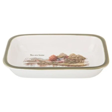 Блюдо 800мл 24*16*5см фарфор Family House (18)