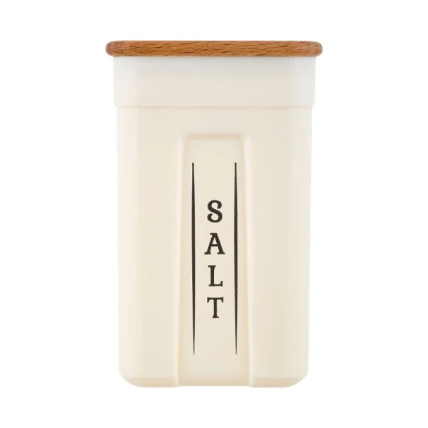 Набор для специй 3пр 200мл пластик Sugar&Spice Rosemary с дер. крышкой на дер. подставке (9)