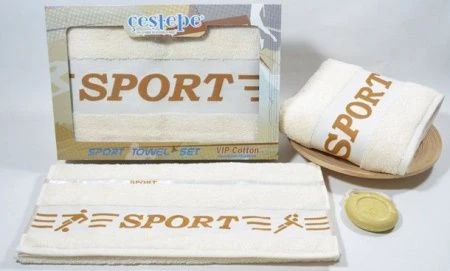 яяяНабор полотенец махровые Cestepe NEW SPORT (50*90/70*140) (Средний-Бежевый) яяяНабор полотенец махровые Cestepe NEW SPORT (50*90/70*140) (Средний-Бежевый)