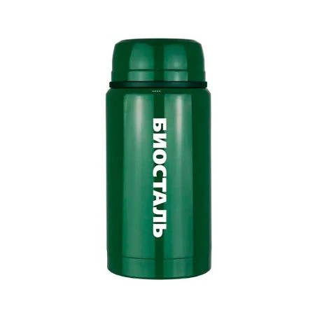 Термос с широким горлом 750мл (16-19ч) нерж.сталь BIOSTAL-ОХОТА с ложкой NTS-750G