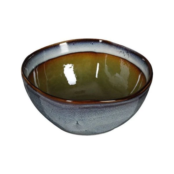 Салатник 19см 1450мл фарфор VERDE сине-зеленый [HL496920] (6)