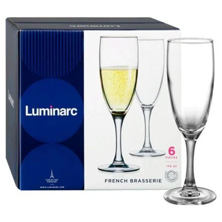 Бокалы для шампанского набор 6шт 170мл стекло ФРЕНЧ БРАСЕРИ Г4836 (4/120) Бокалы для шампанского набор 6шт 170мл стекло ФРЕНЧ БРАСЕРИ Г4836 (4/120)